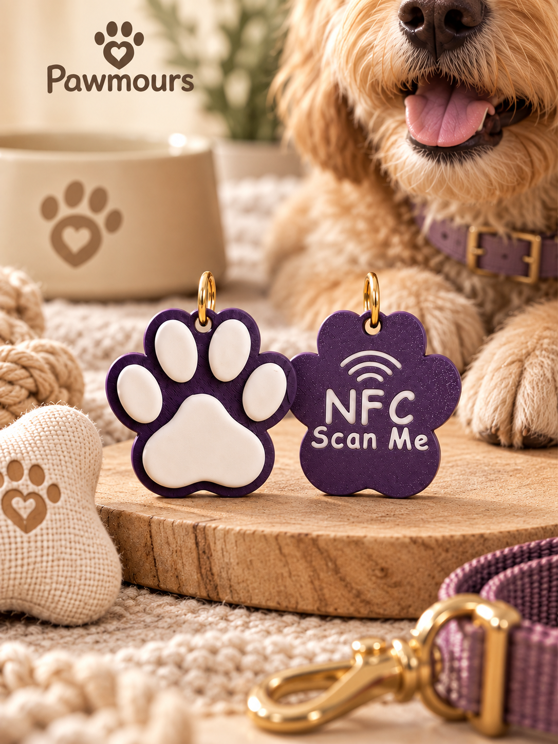 Médaille NFC pour Chien – Pawmours